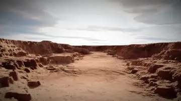 Canyon Desert Map 3D model_0