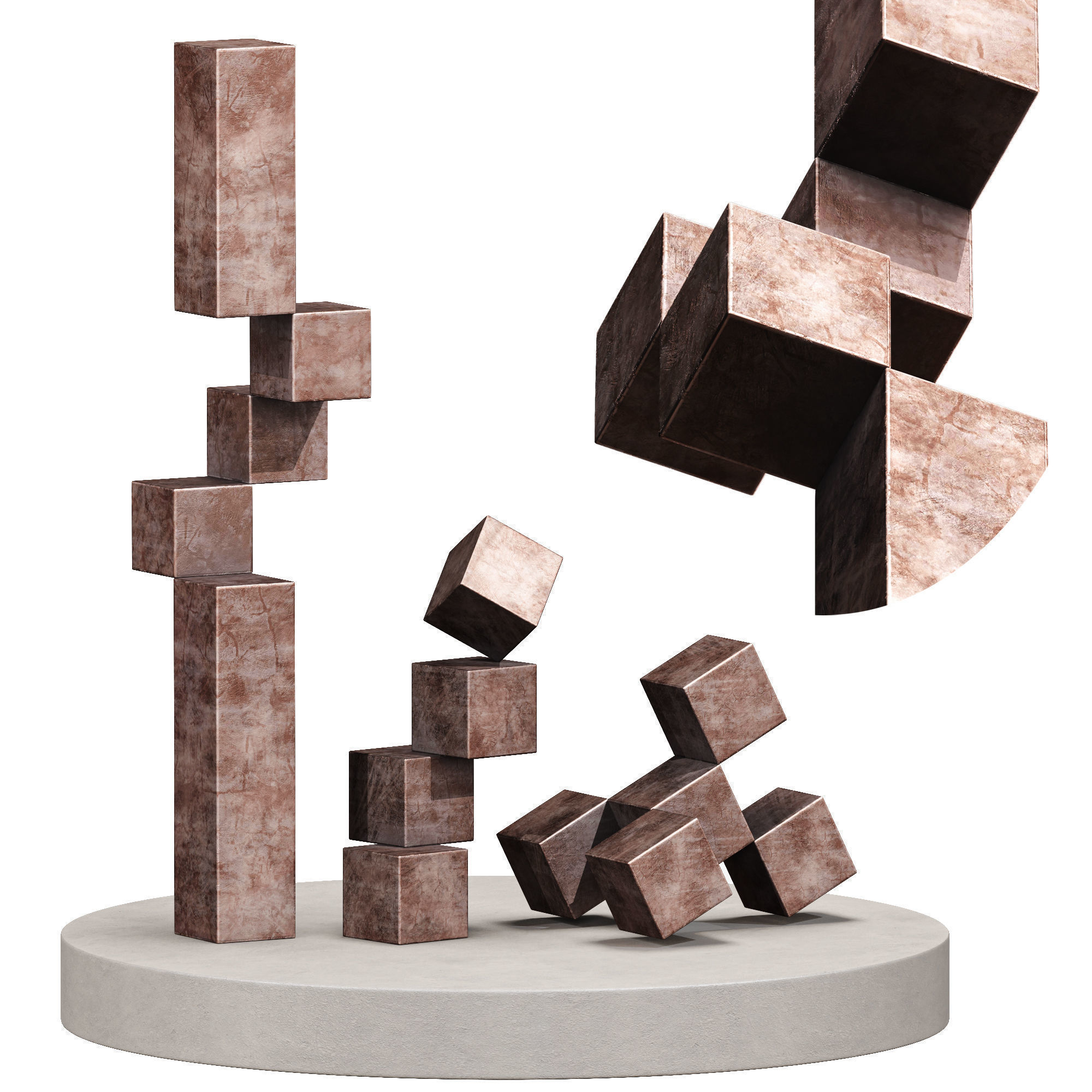 Collection 40 Different SETS of Human Pose Sculpture SET VOL04 _5