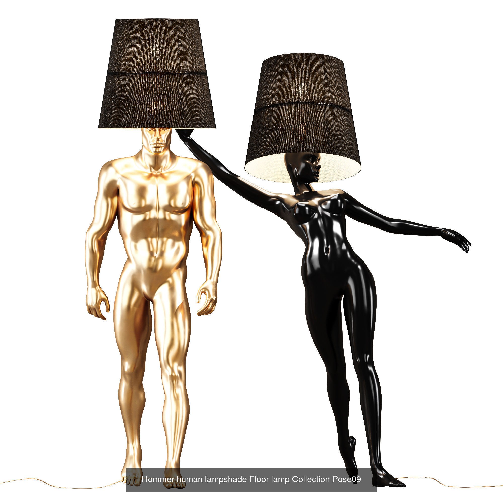 Collection 40 Different SETS of Human Pose Sculpture SET VOL04 _77