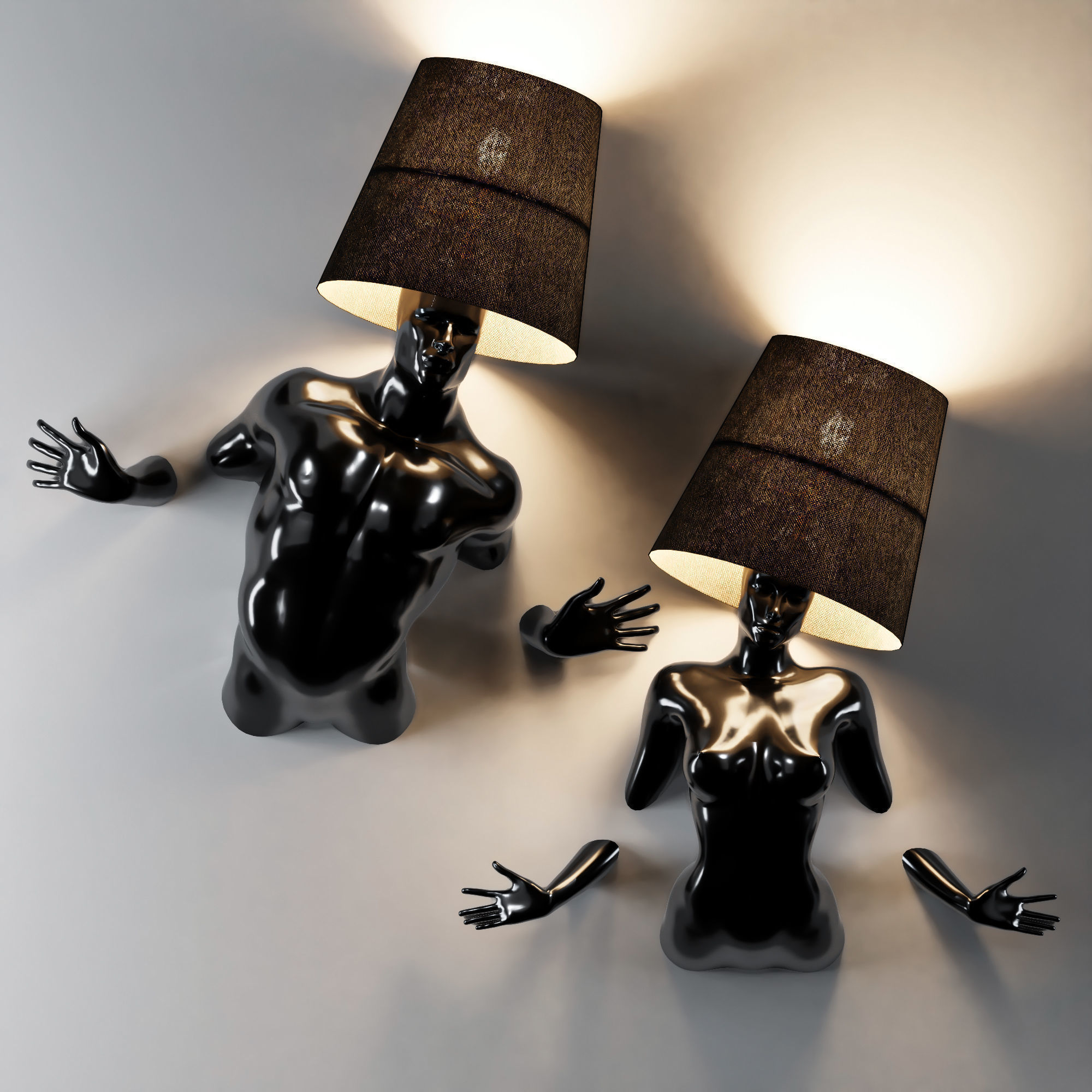 Collection 40 Different SETS of Human Pose Sculpture SET VOL04 _62