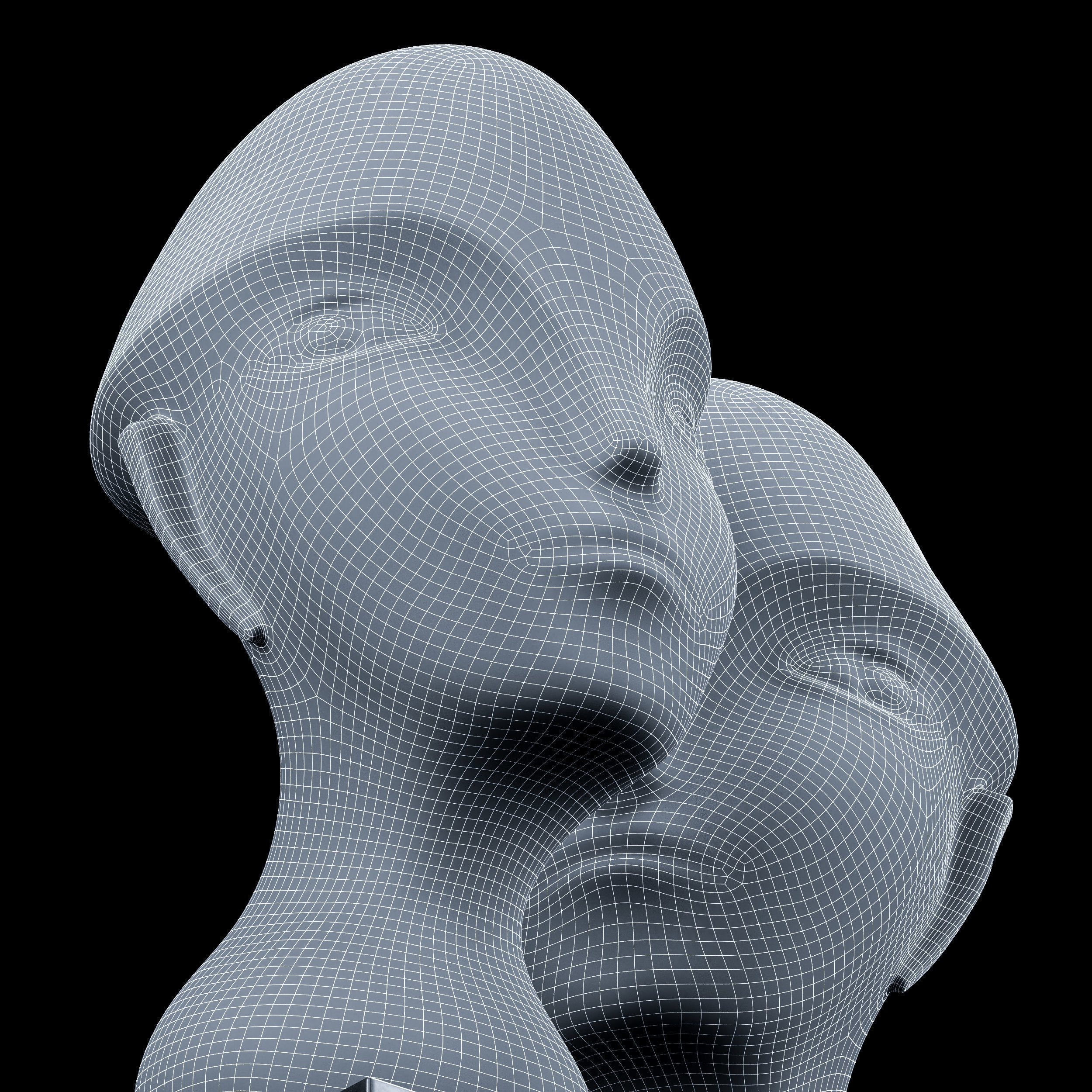 Collection 40 Different SETS of Human Pose Sculpture SET VOL04 _147