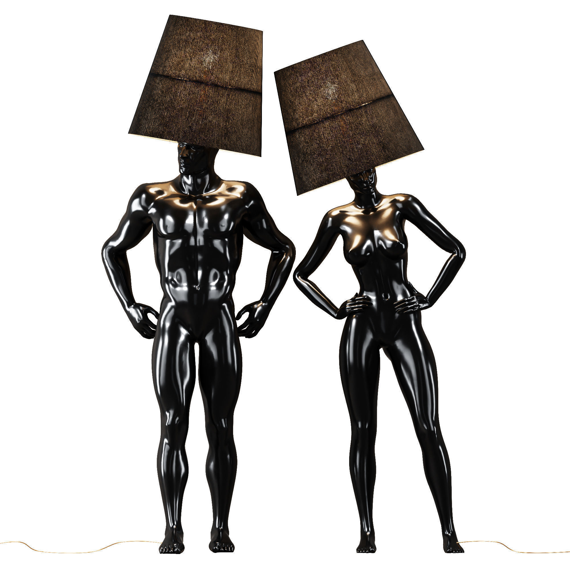 Collection 40 Different SETS of Human Pose Sculpture SET VOL04 _125