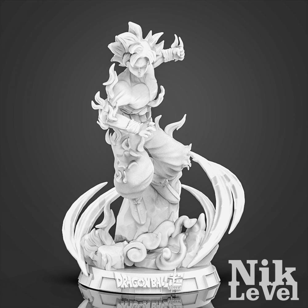 Son Goku Ultra Instict Dragon Ball 3D Printable 3 3D model 3D printable ...