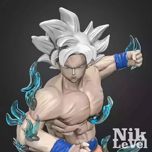 Son Goku Ultra Instict Dragon Ball 3D Printable  3
