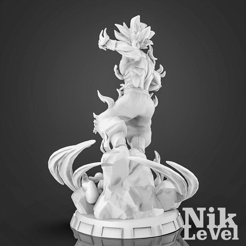 Son Goku Ultra Instict Dragon Ball 3D Printable 3 3D model 3D printable ...
