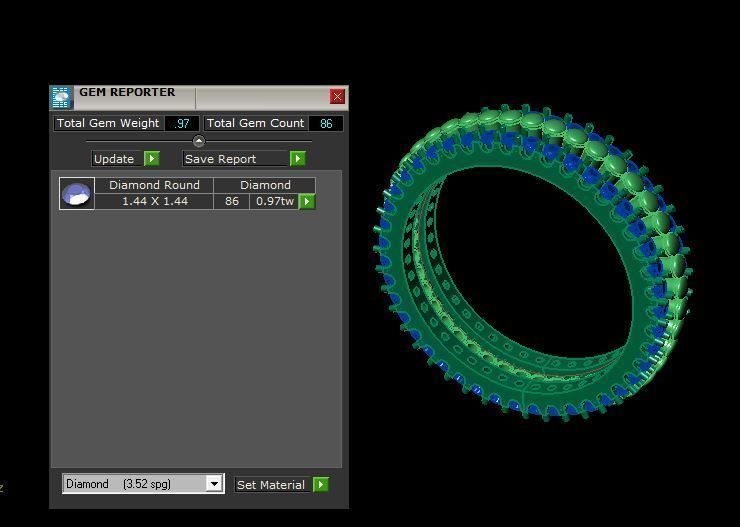 daimond band ring 3D print model_14