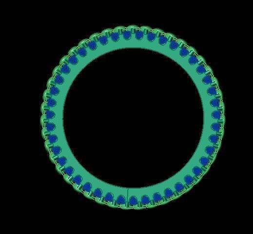 daimond band ring 3D print model_9