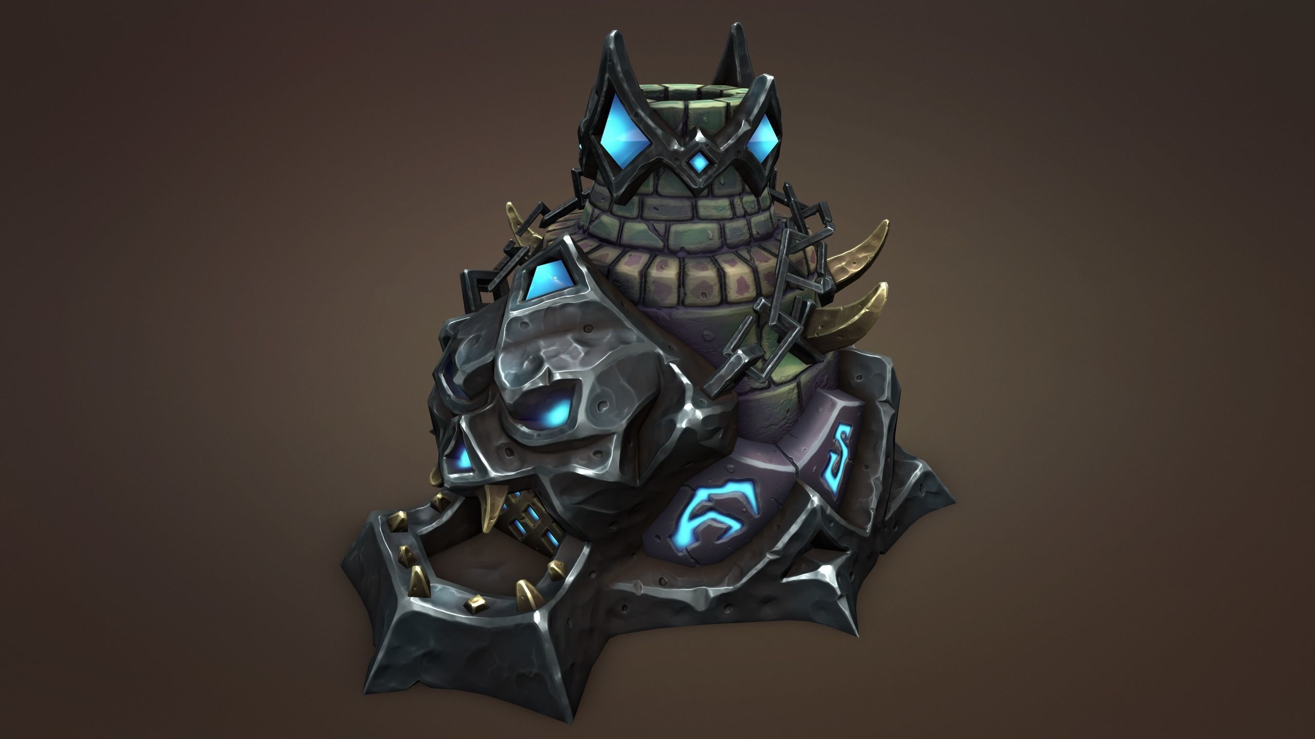 Undead forge and furnace 3d print 3D print model_12