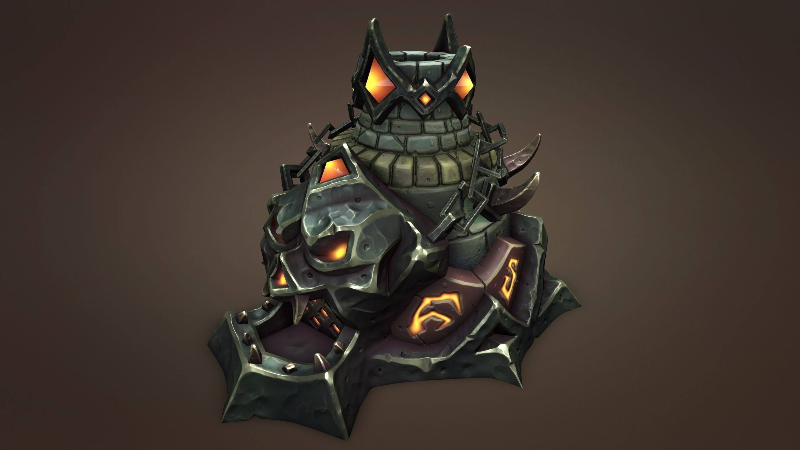 Undead forge and furnace 3d print 3D print model_11