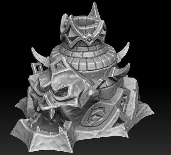 Undead forge and furnace 3d print 3D print model