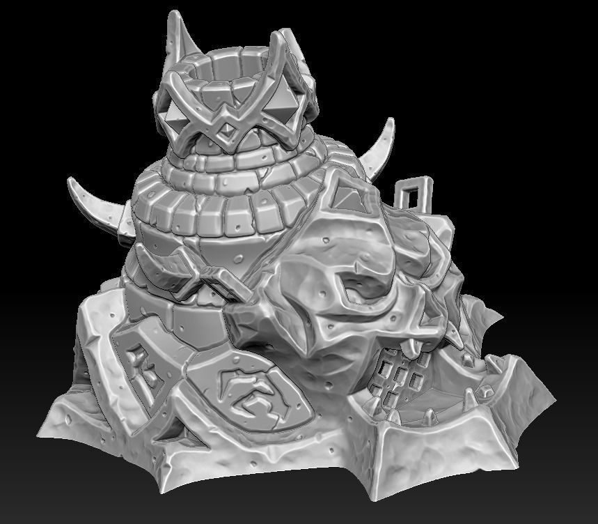 Undead forge and furnace 3d print 3D print model_2