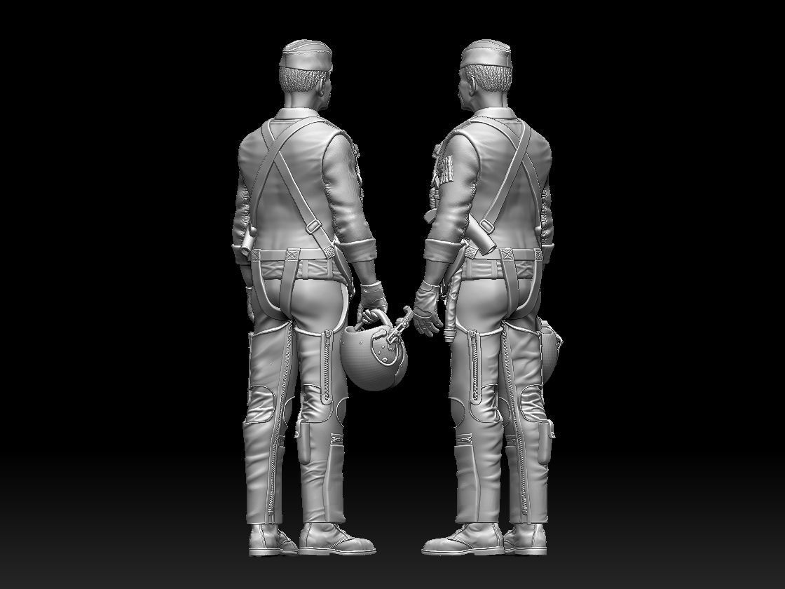 Robin Olds general officer in the United States Air Force 3D print model_4