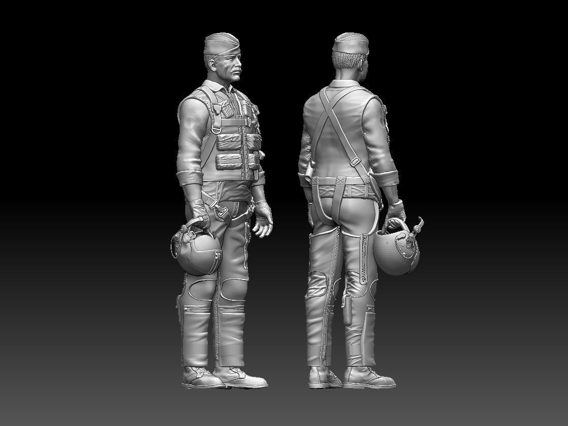 Robin Olds general officer in the United States Air Force 3D print model_10