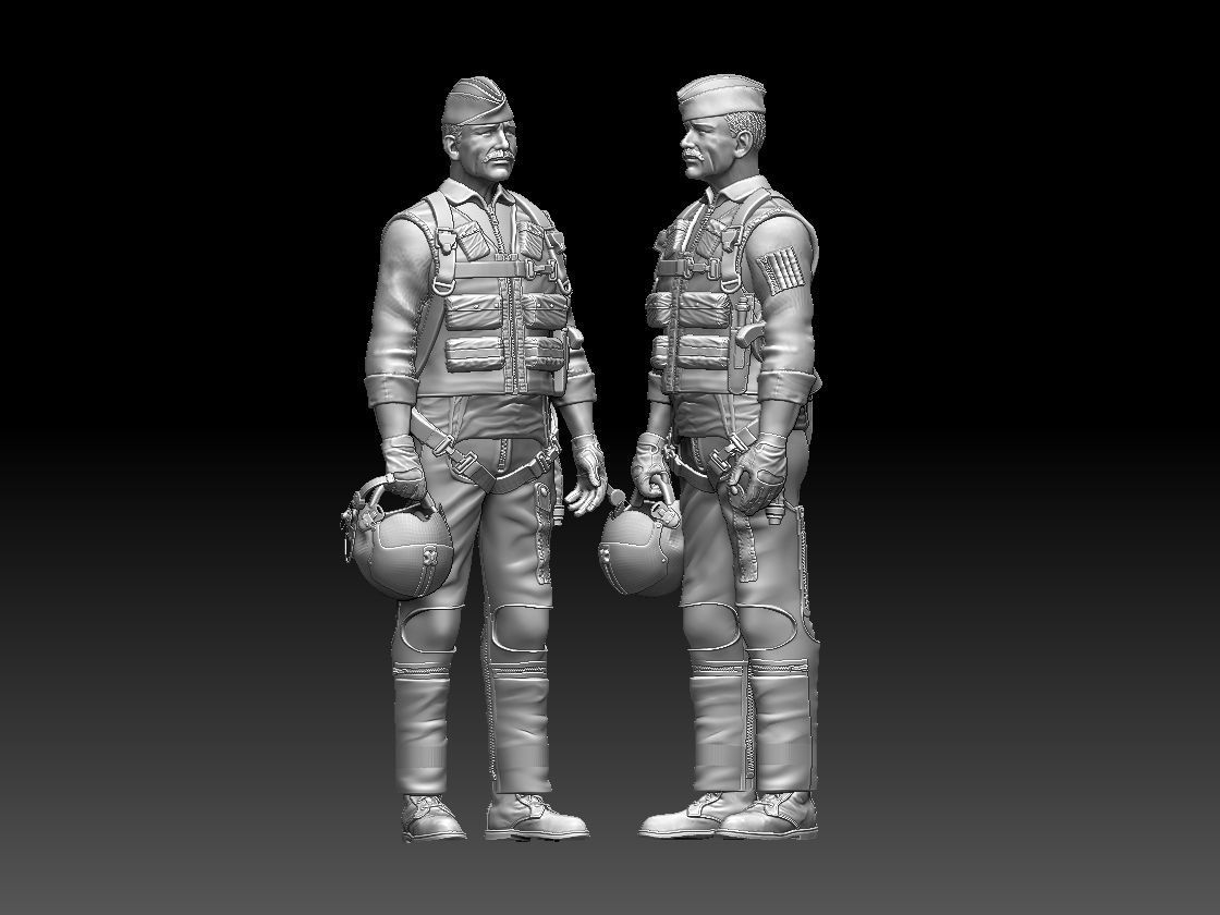 Robin Olds general officer in the United States Air Force 3D print model_9