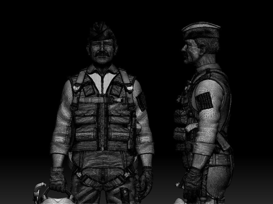 Robin Olds general officer in the United States Air Force 3D print model_7