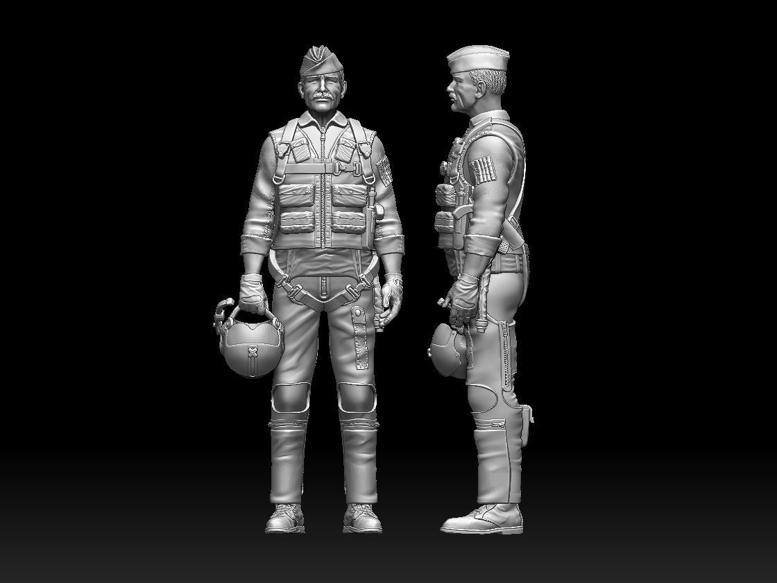 Robin Olds general officer in the United States Air Force 3D print model_1