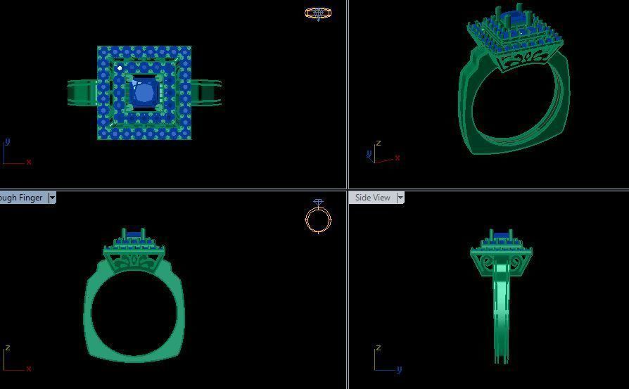 princess ring 3D print model_8