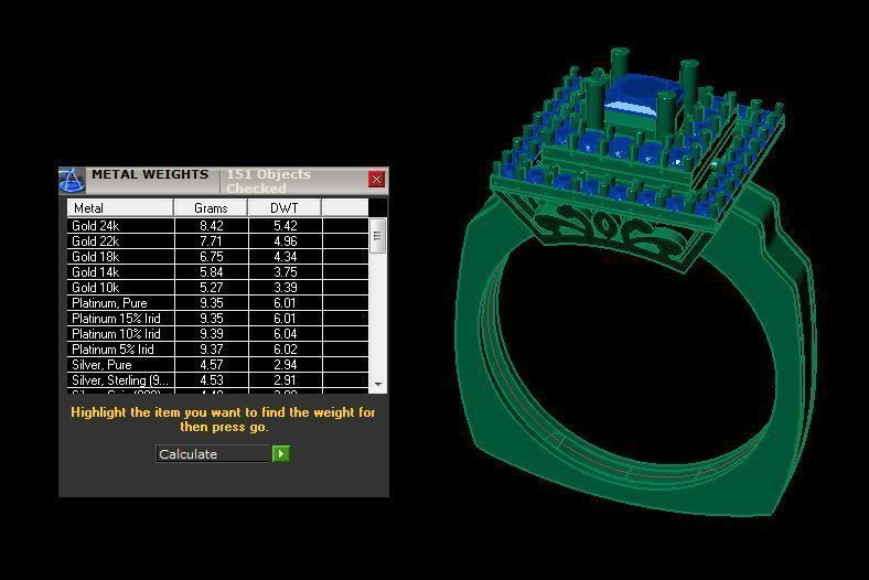 princess ring 3D print model_10