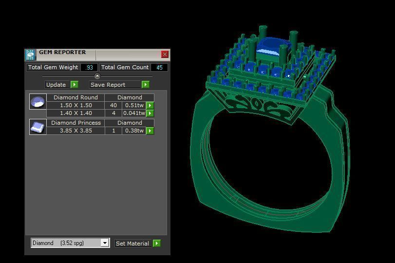 princess ring 3D print model_11