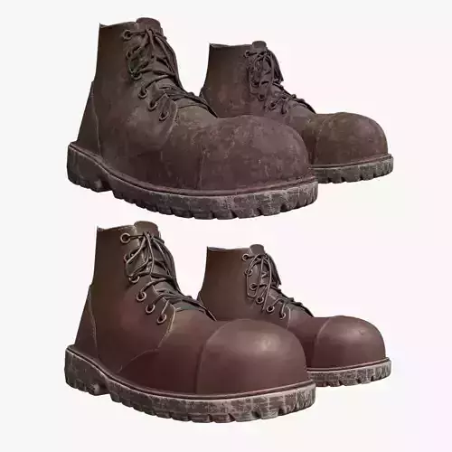 8K Dirt and Clean Leather Lace Up Boots