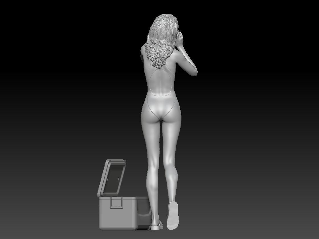 BBQ GIRL 2 READY 3D print model_5