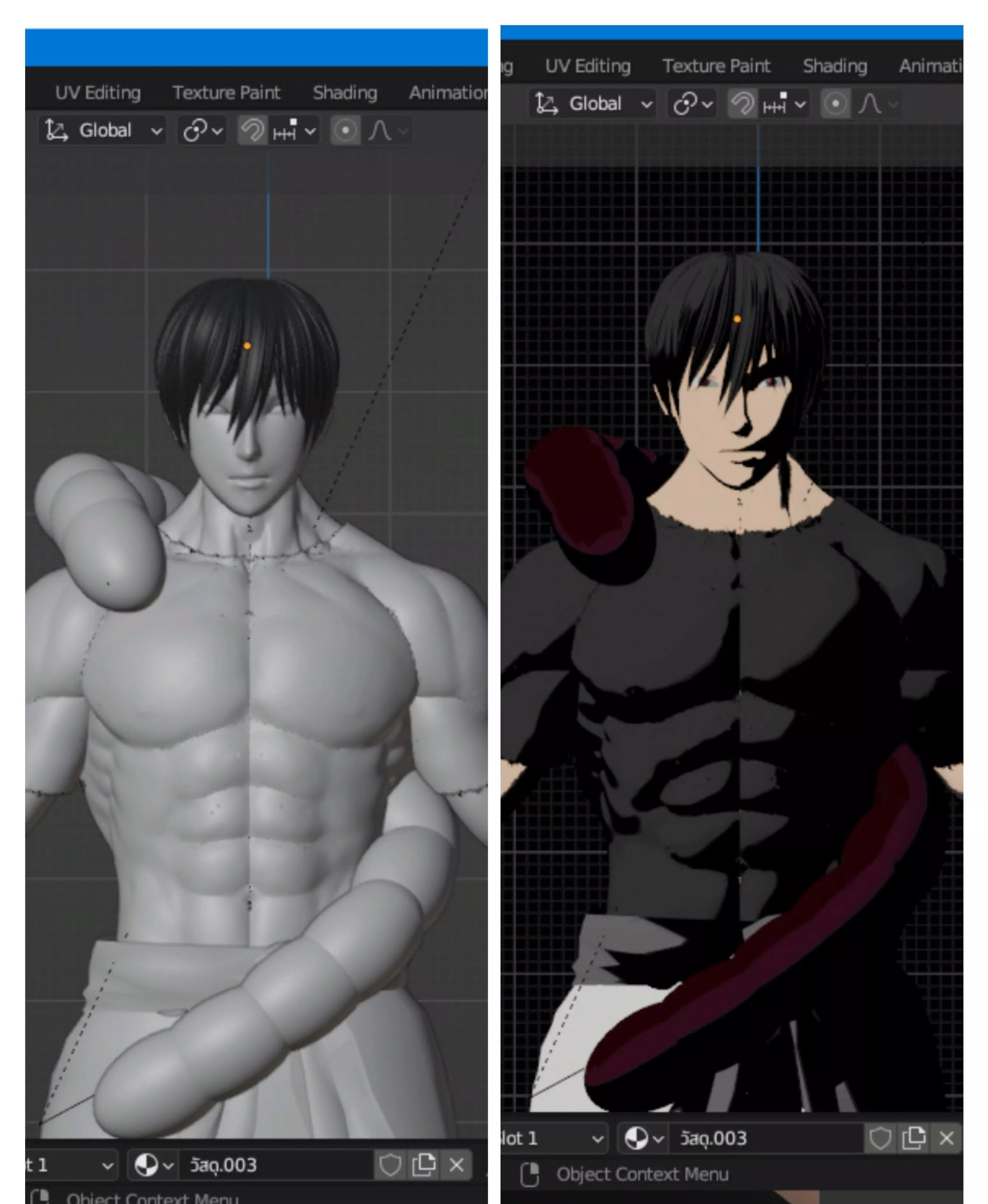 Jujutsu Kaisen Charachter Low-poly 3D model_0