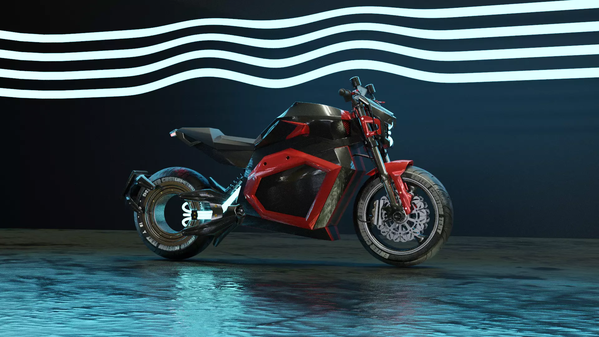 Motorcycle Realistic 3D model
