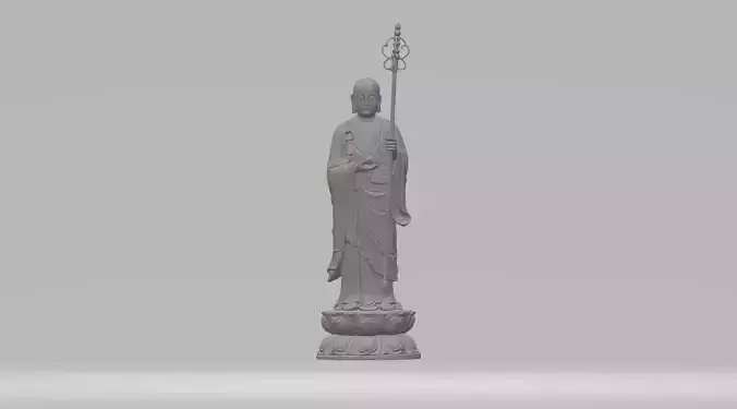 Ksitigarbha Bodhisattva Buddha Statue 