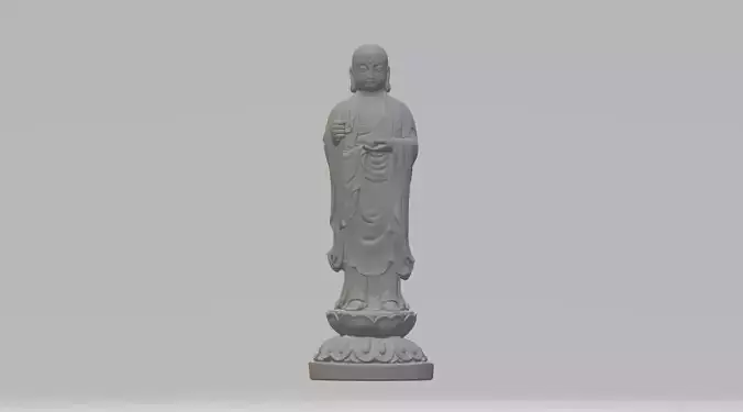 Ksitigarbha Bodhisattva Buddha Statue 