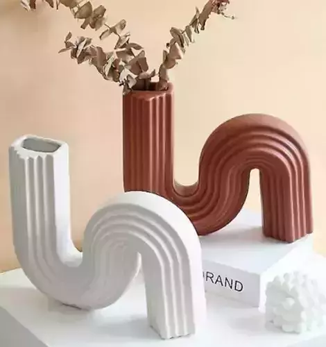 wave vase 3D print model