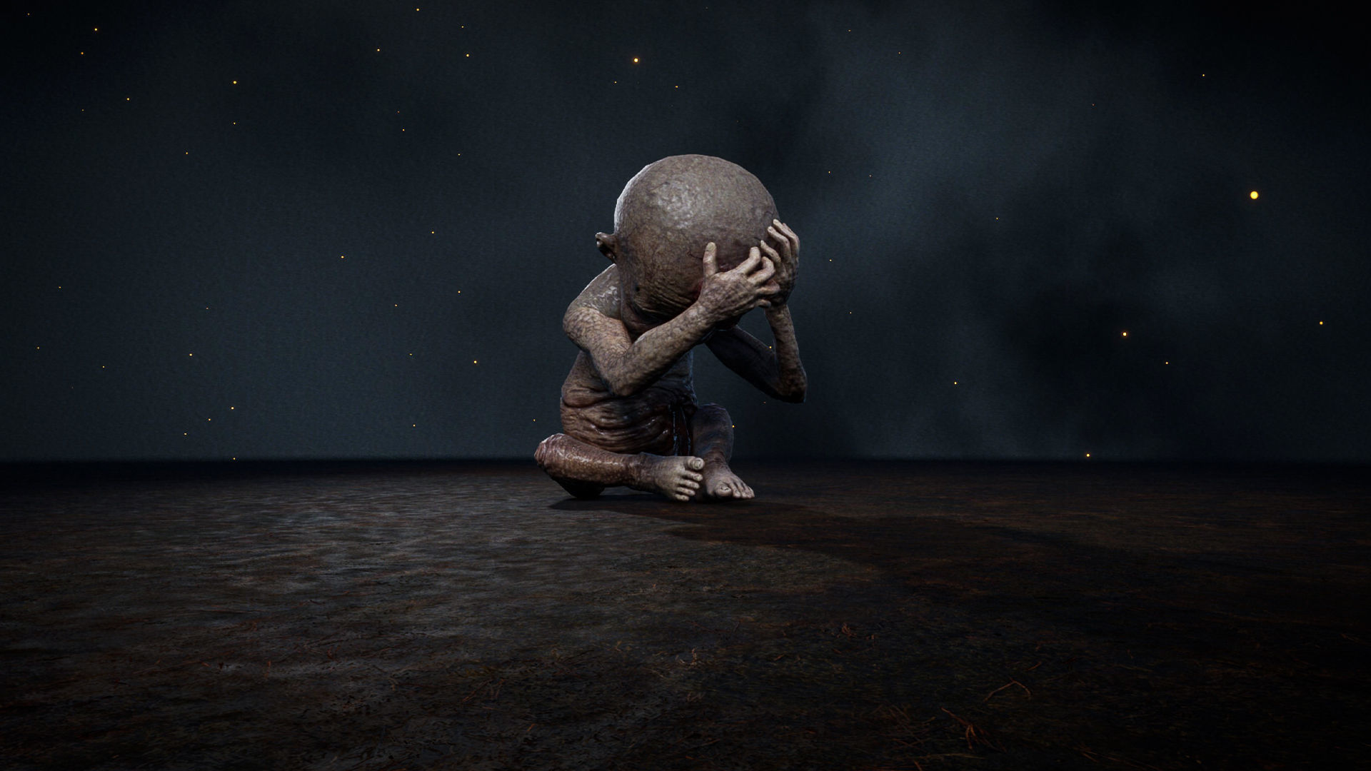 Homunculus Low-poly 3D model_4