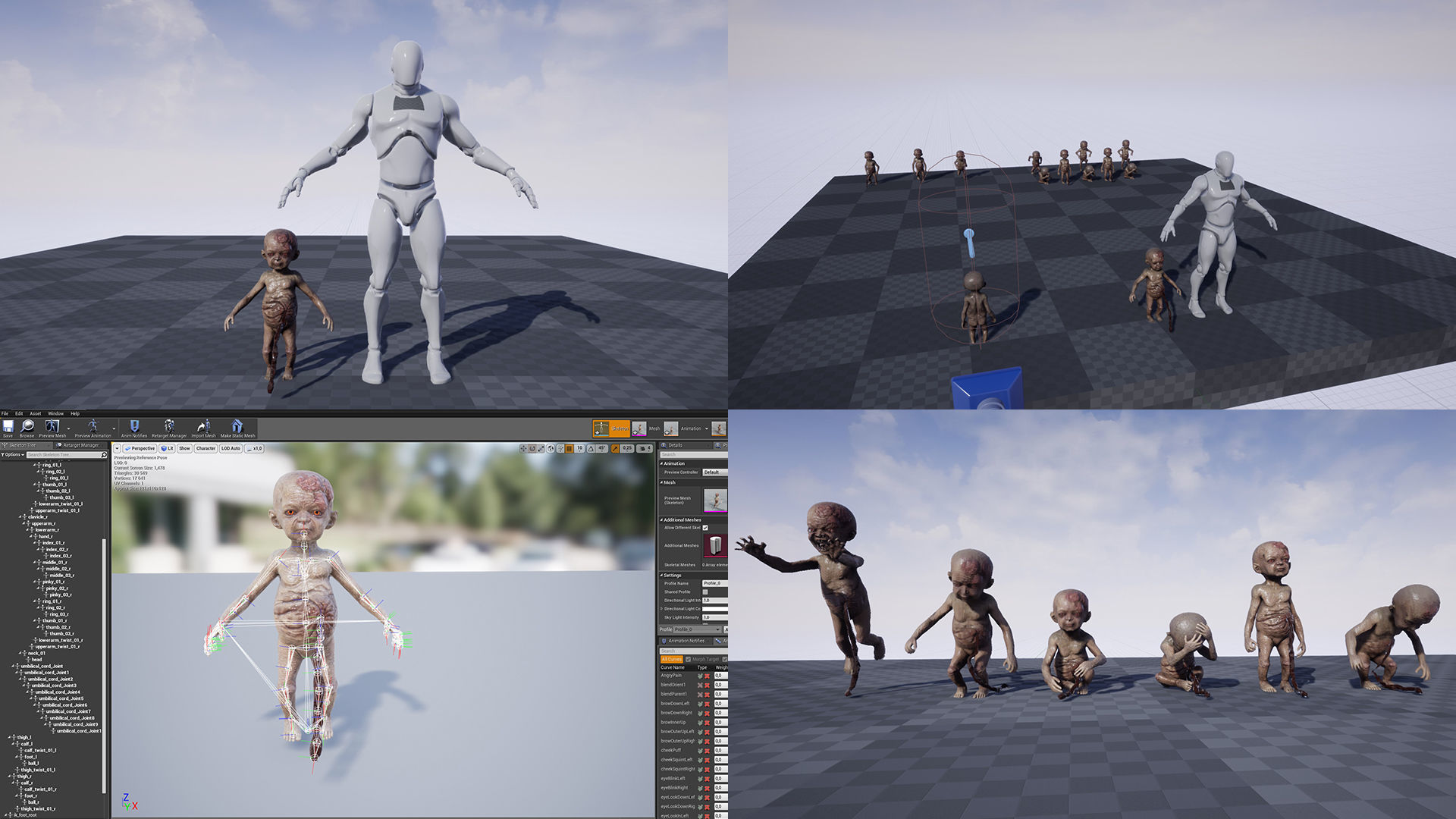 Homunculus Low-poly 3D model_13