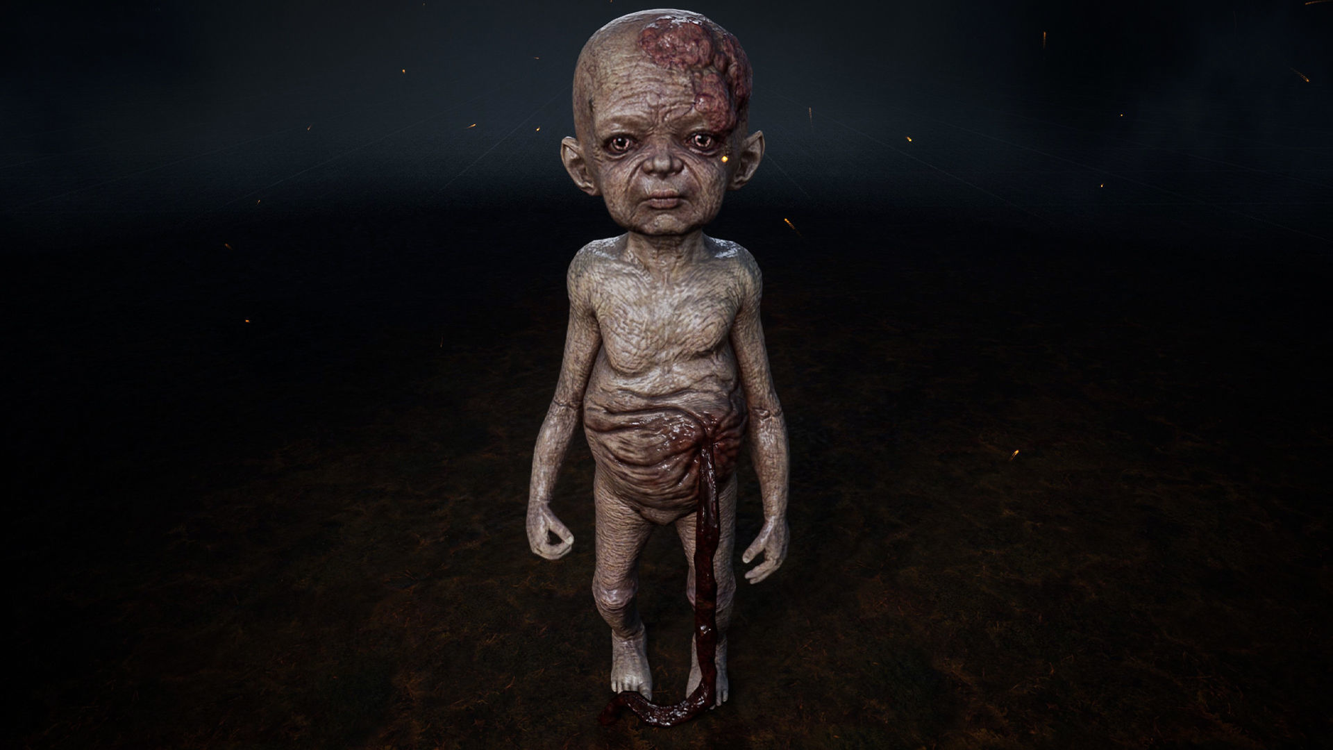 Homunculus Low-poly 3D model_5