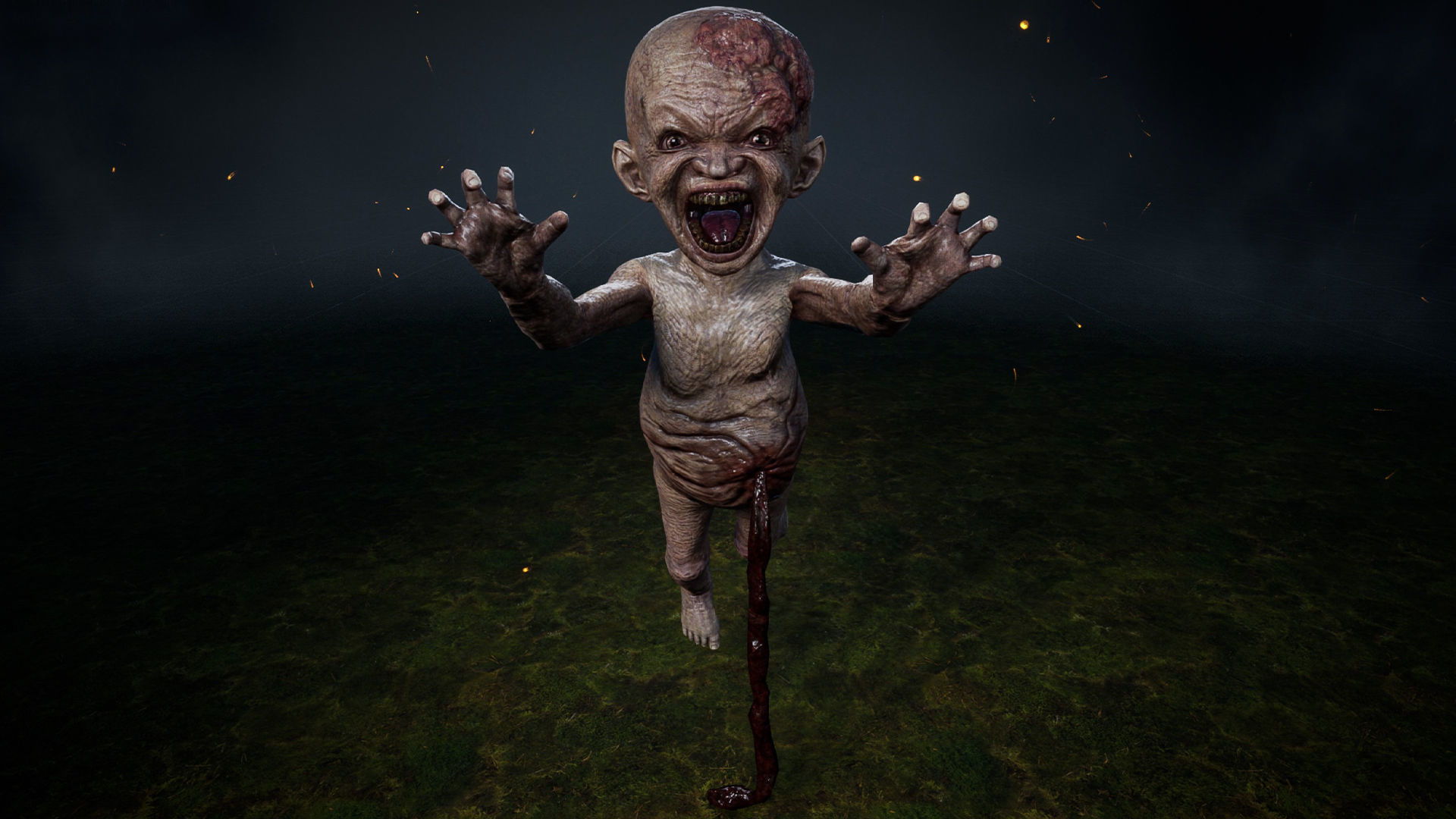 Homunculus Low-poly 3D model_8