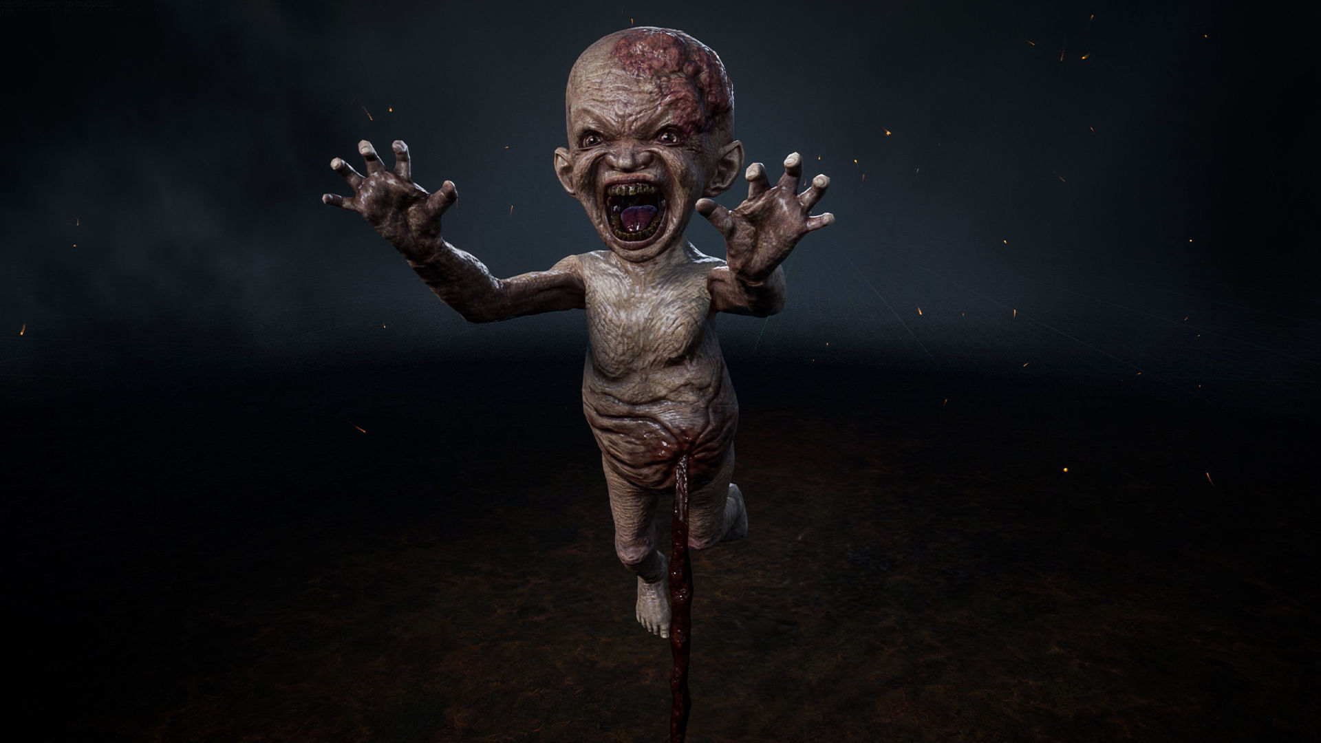 Homunculus Low-poly 3D model_7