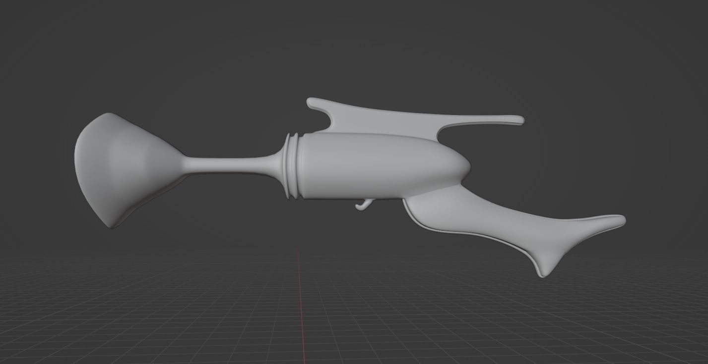 Cartoon Gun Low-poly 3D model Low-poly 3D model_5