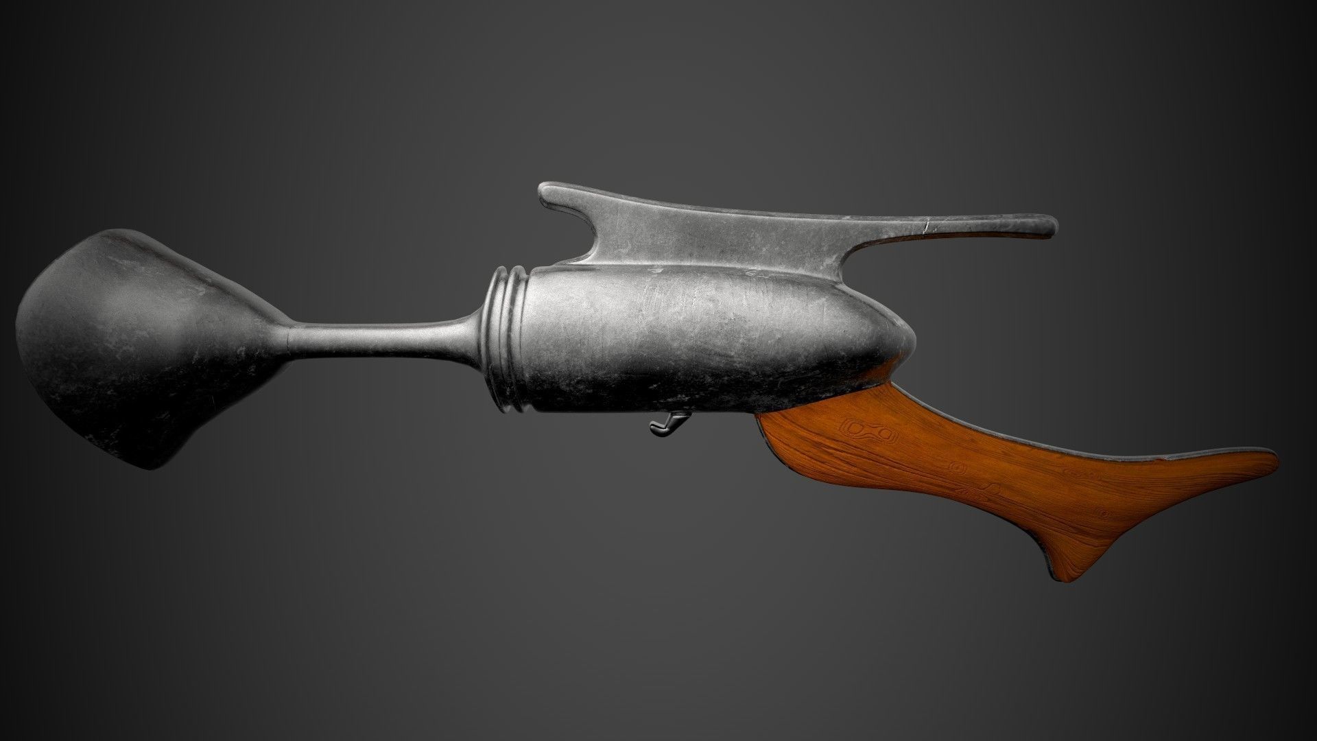 Cartoon Gun Low-poly 3D model Low-poly 3D model_1