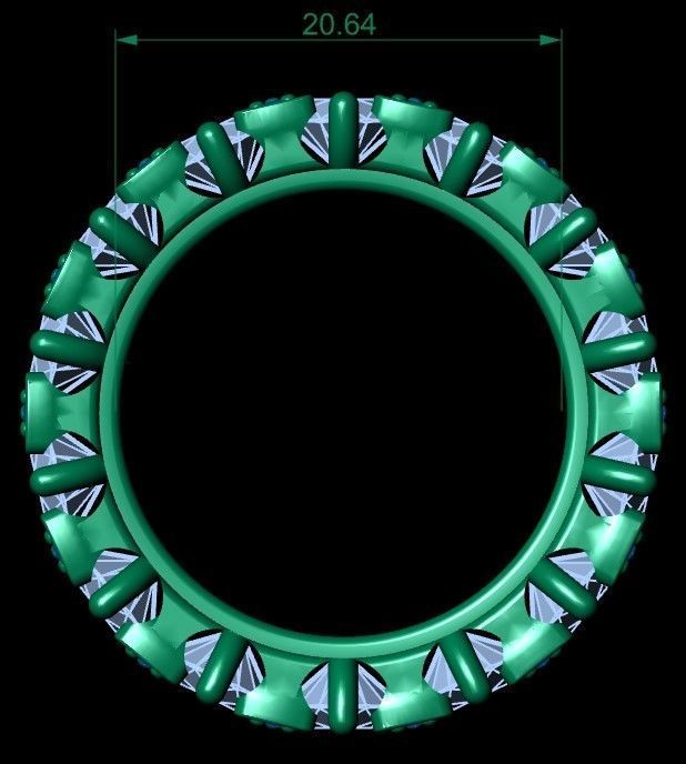 12 rings 3D print model_5