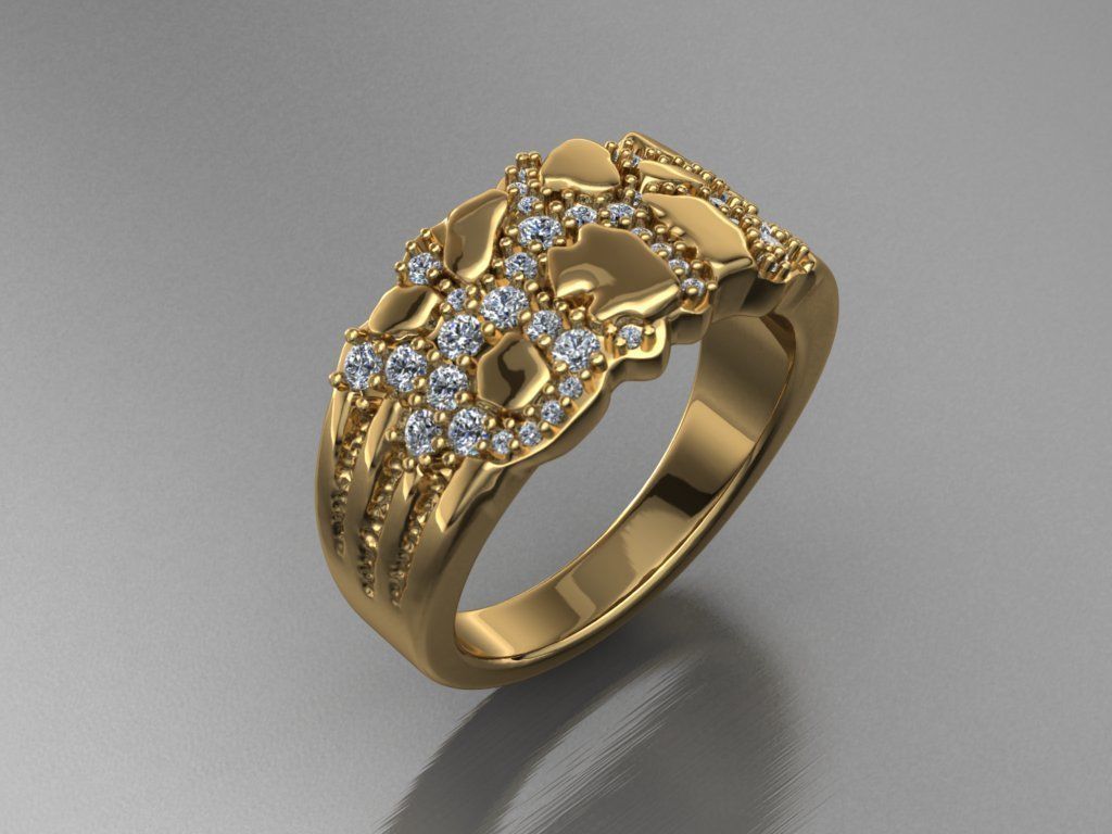 12 rings 3D print model_30