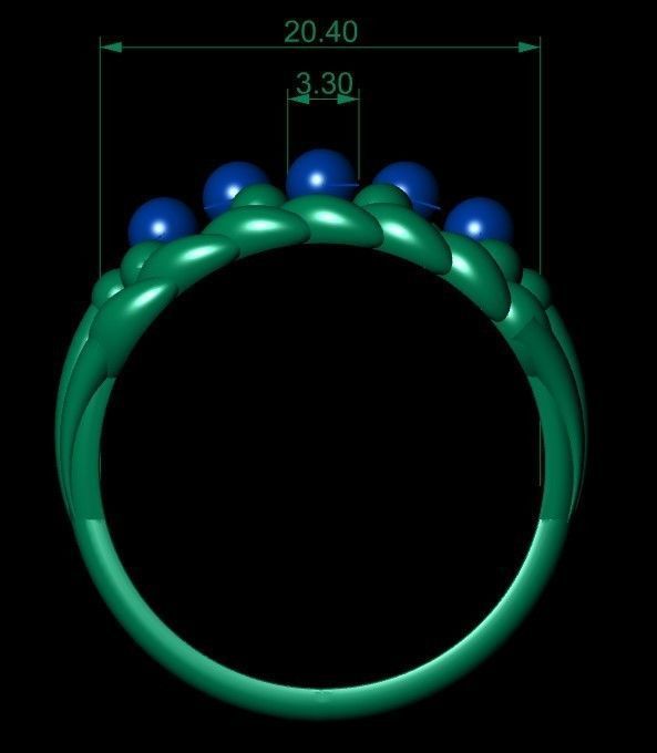 12 rings 3D print model_17