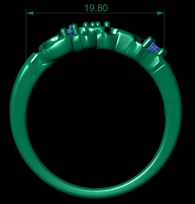 12 rings 3D print model_8