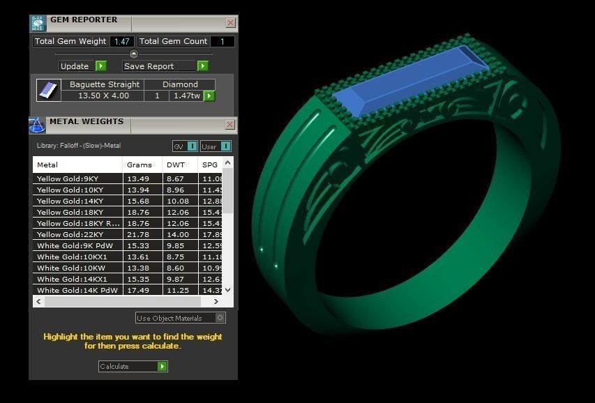 12 rings 3D print model_4