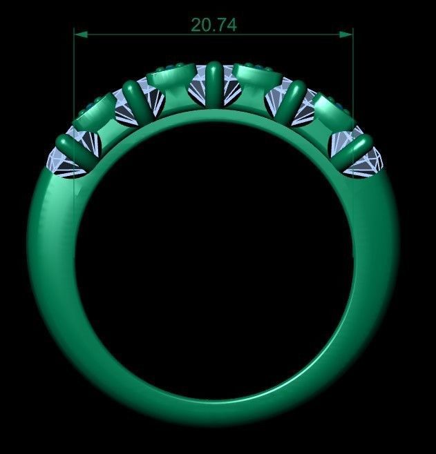 12 rings 3D print model_35