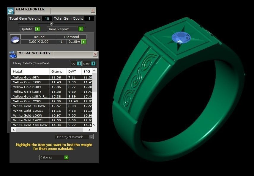 12 rings 3D print model_16