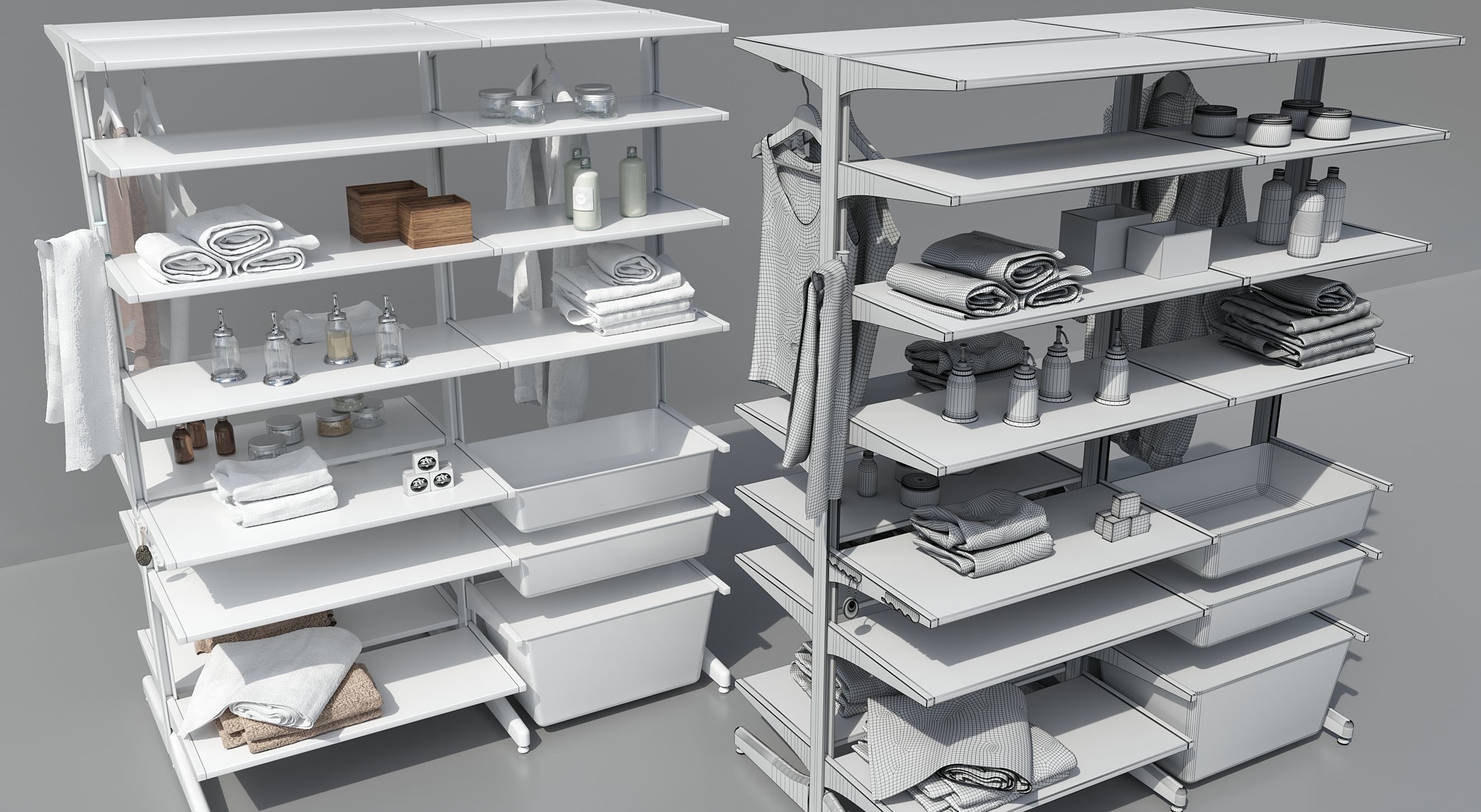 Bathroom accessories 3D model_5