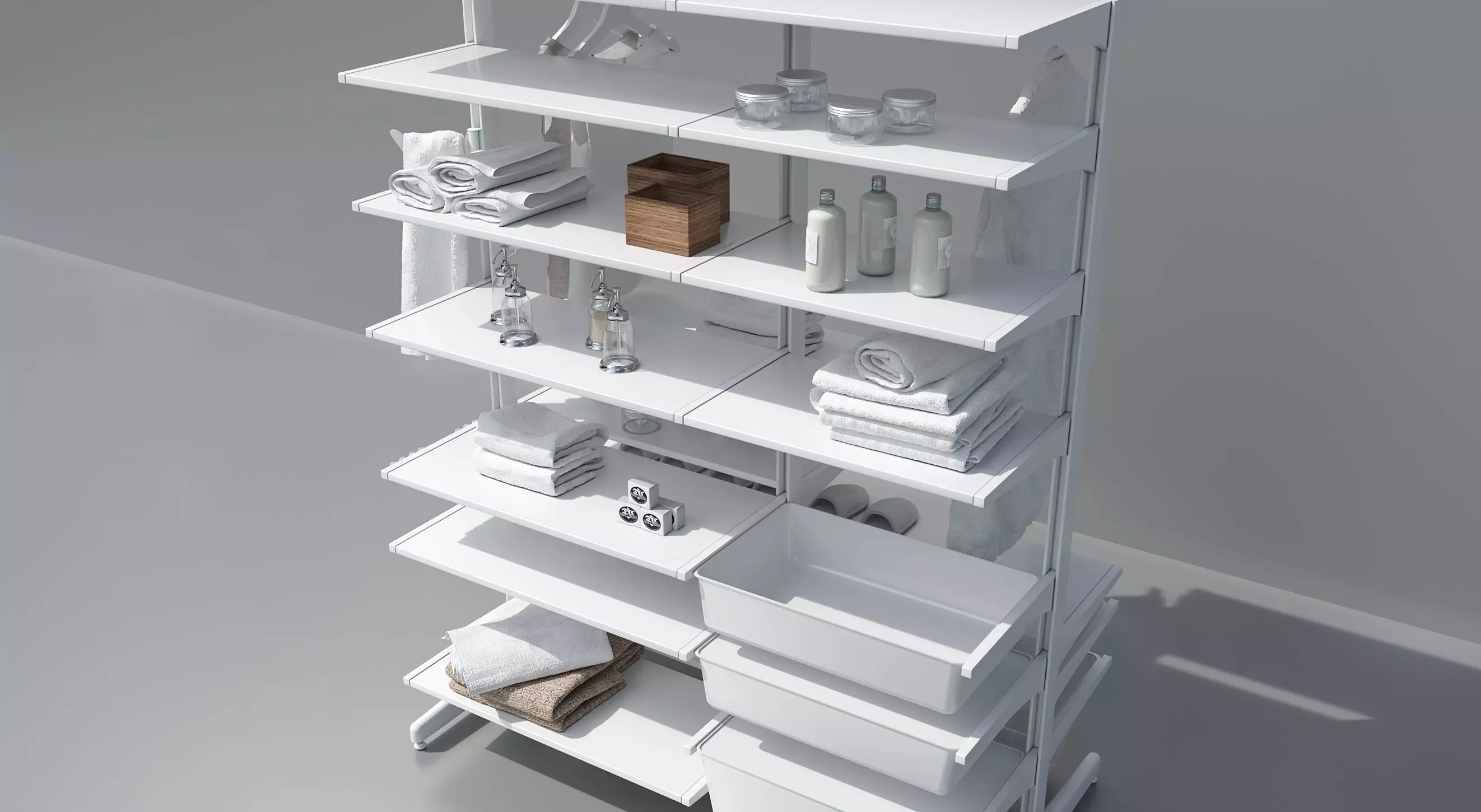 Bathroom accessories 3D model_0