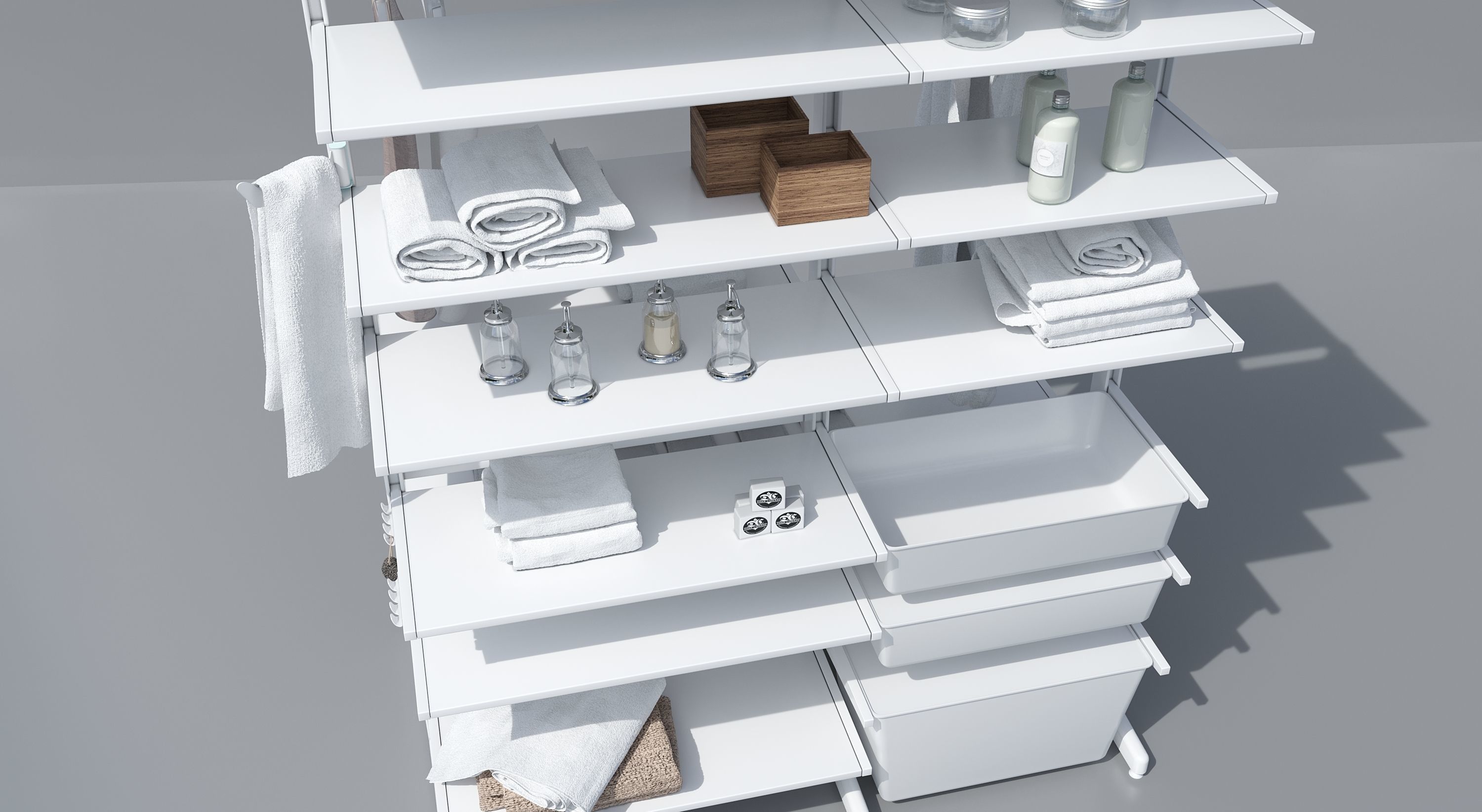 Bathroom accessories 3D model_2