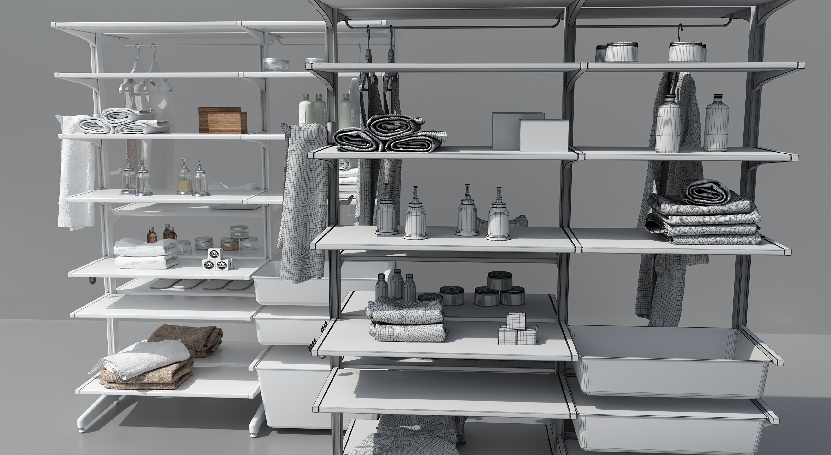 Bathroom accessories 3D model_6