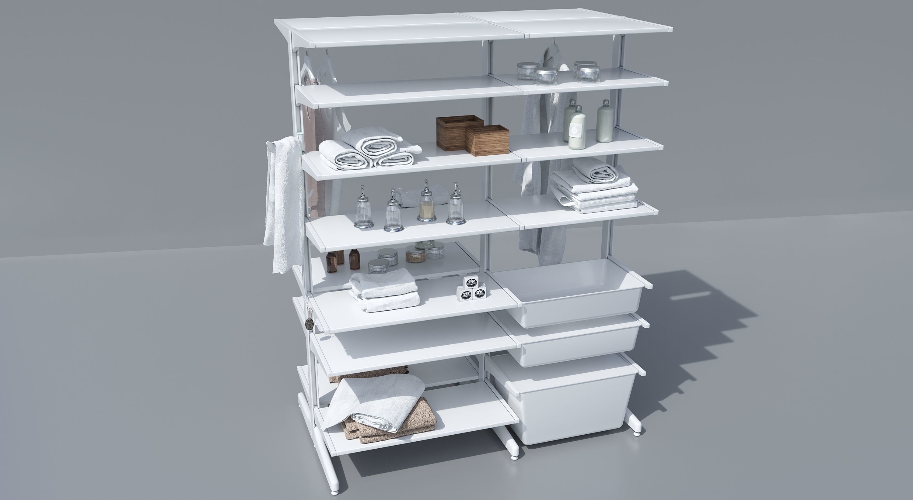 Bathroom accessories 3D model_1