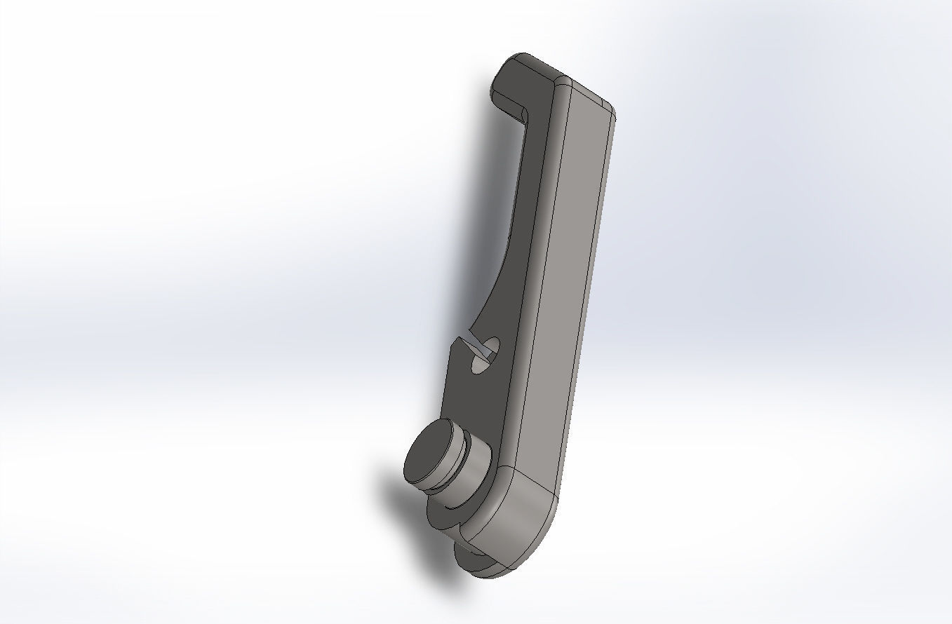 192823533 Transporter t4 hood handle 3D print model_2